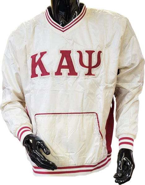 Buffalo Dallas Kappa Alpha Psi Windbreaker Pullover Jacket [Cream]