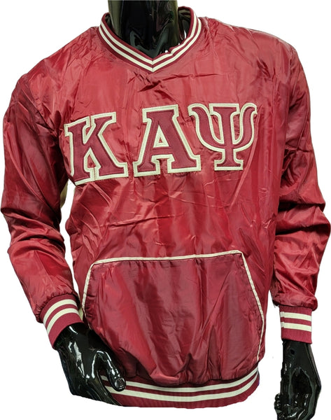 Buffalo Dallas Kappa Alpha Psi Windbreaker Pullover Jacket [Crimson Red]