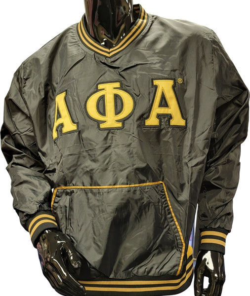 Buffalo Dallas Alpha Phi Alpha Windbreaker Pullover Jacket [Black]