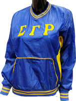 Buffalo Dallas Sigma Gamma Rho Windbreaker Pullover Jacket [Blue]