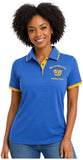 Buffalo Dallas Sigma Gamma Rho DriFit Polo Shirt [Short Sleeve - Blue]
