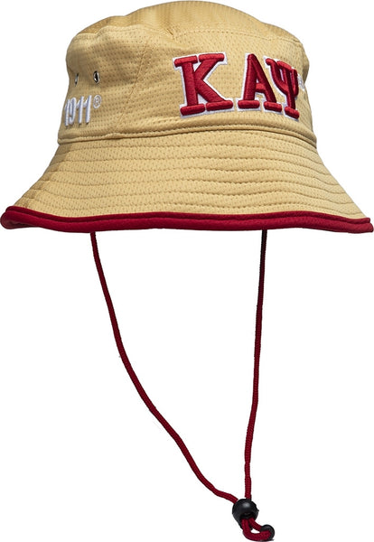 Kappa Alpha Psi Novelty Bucket Hat [Khaki]