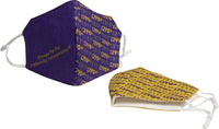 Omega Psi Phi Hemp Face Masks [Gold/Purple]