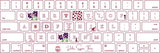 Delta Sigma Theta Silicone MacBook Keyboard Cover [Clear]