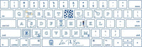 Zeta Phi Beta Silicone MacBook Keyboard Cover [Clear]