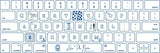 Zeta Phi Beta Silicone MacBook Keyboard Cover [Clear]