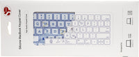 Zeta Phi Beta Silicone MacBook Keyboard Cover [Clear]