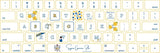 Sigma Gamma Rho Silicone MacBook Keyboard Cover [Clear]