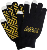 Alpha Phi Alpha Knit Texting Gloves [Black]