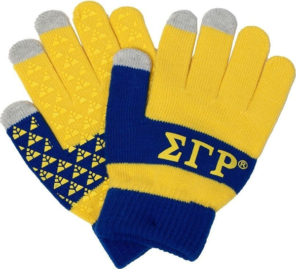 Sigma Gamma Rho Knit Texting Gloves [Gold]
