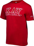 Kappa Alpha Psi Luxury Embroidered Mens Tee [Red]