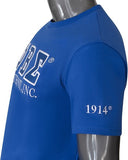 Phi Beta Sigma Luxury Embroidered Mens Tee [Blue]