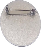 Delta Sigma Theta 22 Ruby Rhinestone Lapel Pin [Silver]