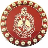 Delta Sigma Theta 22 Pearls Crest Lapel Pin [Silver]