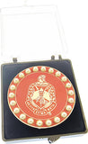 Delta Sigma Theta 22 Pearls Crest Lapel Pin [Silver]