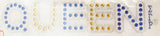 Sigma Gamma Rho Queen Rhinestone Heat Transfer [Multi-Colored]