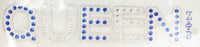 Zeta Phi Beta Queen Rhinestone Heat Transfer [Multi-Colored]