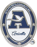 Zeta Phi Beta Amicette Lapel Pin [Silver]