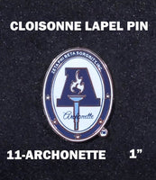 Zeta Phi Beta Archonette Lapel Pin [Silver]