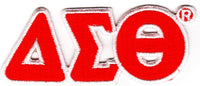 Delta Sigma Theta Connected Greek Letter Patch [Red]