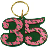 Alpha Kappa Alpha Color Mirror Line #35 Keychain [Green]