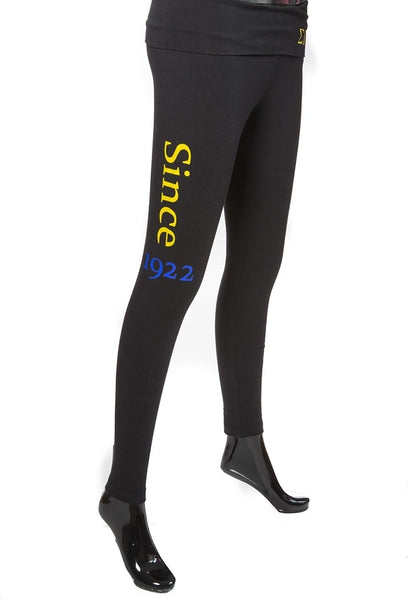 Sigma Gamma Rho Yoga Leggings [Black]