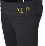 Sigma Gamma Rho Yoga Leggings [Black]