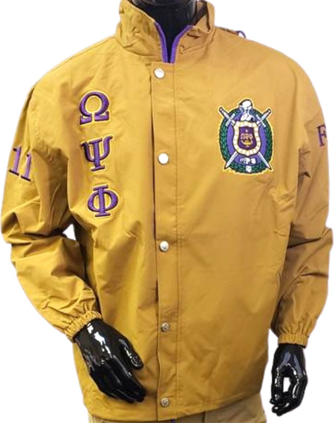 Buffalo Dallas Omega Psi Phi All-Weather Jacket [Gold]