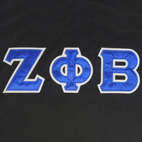 Zeta Phi Beta Ladies Ringer Tee [Black]