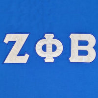 Zeta Phi Beta Ladies Ringer Tee [Blue]