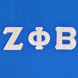 Zeta Phi Beta Ladies Ringer Tee [Blue]