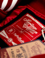 Big Boy Kansas City Monarchs NLBM Heritage Collection Mens Wool Jacket [Red]
