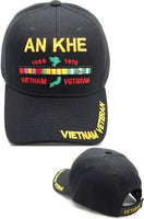 An Khe Vietnam Veteran M2 Mens Cap [Black]