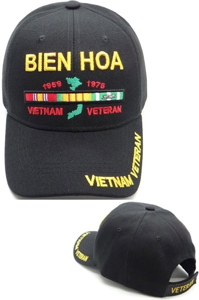 Bien Hoa Vietnam Veteran M2 Mens Cap [Black]