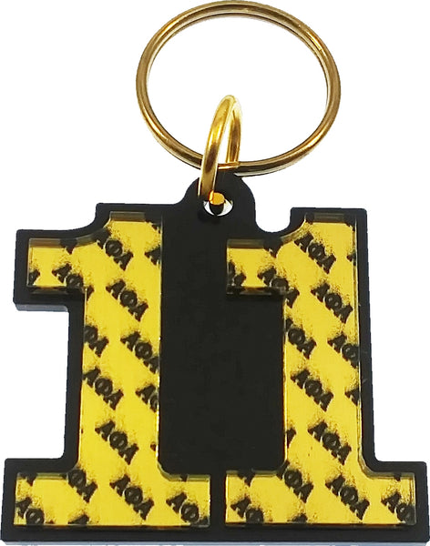 Alpha Phi Alpha Line #11 Key Chain [Black]