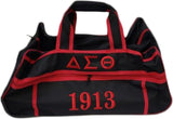 Buffalo Dallas Delta Sigma Theta 4 Piece Travel Bag Bundle [Black]