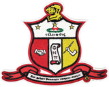 Kappa Alpha Psi Shield Chenille Sew-On Patch [Red]
