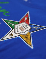Big Boy Eastern Star Divine S3 Long Sleeve Ladies Tee [Long Sleeve - Royal Blue]