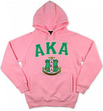 Big Boy Alpha Kappa Alpha Divine 9 S6 Ladies Pullover Hoodie [Pink]