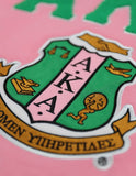 Big Boy Alpha Kappa Alpha Divine 9 S6 Ladies Pullover Hoodie [Pink]