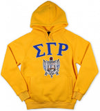 Big Boy Sigma Gamma Rho Divine 9 S6 Ladies Pullover Hoodie [Gold]