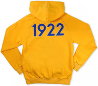 Big Boy Sigma Gamma Rho Divine 9 S6 Ladies Pullover Hoodie [Gold]