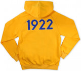 Big Boy Sigma Gamma Rho Divine 9 S6 Ladies Pullover Hoodie [Gold]