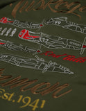 Big Boy Tuskegee Airmen S4 Mens Pullover Hoodie [Green]
