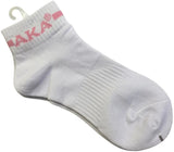 Buffalo Dallas Alpha Kappa Alpha Footie Socks [White]