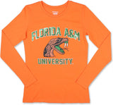 Big Boy Florida A&M Rattlers S3 Womens Long Sleeve Tee [Long Sleeve - Orange]
