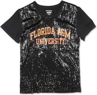 Big Boy Florida A&M Rattlers S5 Ladies Sequins Tee [Black]