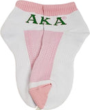 Buffalo Dallas Alpha Kappa Alpha Ankle Socks [White]