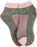 Buffalo Dallas Alpha Kappa Alpha Ankle Socks [Grey]