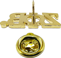 Zeta Phi Beta Classic 3-Letter Lapel Pin [White]